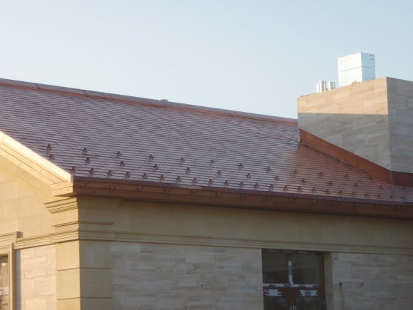 Медная гибкая черепица Haussman Rhombus Plus Медная гибкая черепица Haussman Rhombus Plus