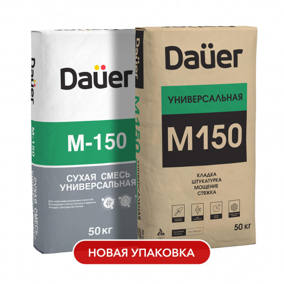 Смесь цементно-песчаная Dauer М150 универсальная Смесь цементно-песчаная Dauer М150 универсальная