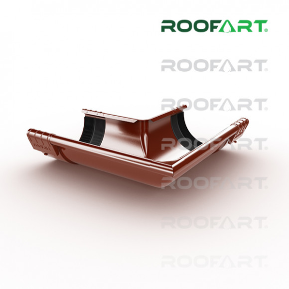 Наружный угол 90 град. водостока Roofart 150/100 мм