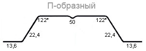 Штакетник Grand Line П/М-образный Фигурный Полиэстер - double Штакетник Grand Line П/М-образный Фигурный Полиэстер - double