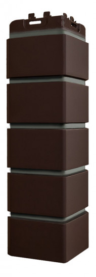 Угол Grand Line клинкерный кирпич Design со швом RAL 7006