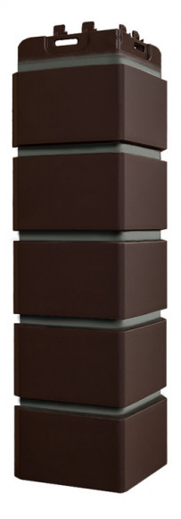 Угол Grand Line клинкерный кирпич Design со швом RAL 7006
