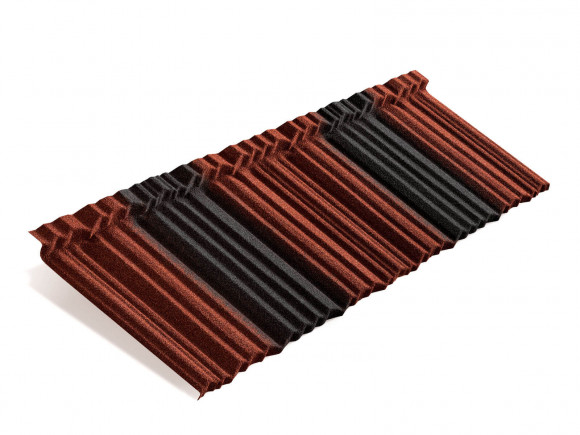 Композитная черепица Metrotile MetroShake II Красно-черный Композитная черепица Metrotile MetroShake II Красно-черный