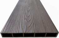 Доска NauticPrime EstheticWood 3D из ДПК для грядок средняя теплая Венге