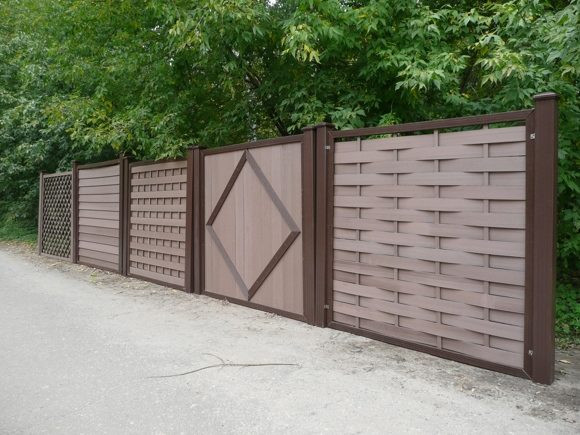 Заборная доска полнотелая Treedeck Wood с тиснением