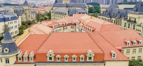 Керамическая черепица Rongguan Flat киноварь Керамическая черепица Rongguan Flat киноварь
