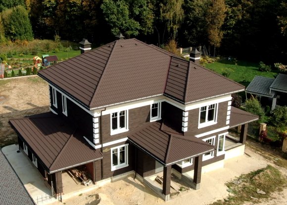 Композитная черепица Metrotile Mistral Айрон-барк Композитная черепица Metrotile Mistral Айрон-барк