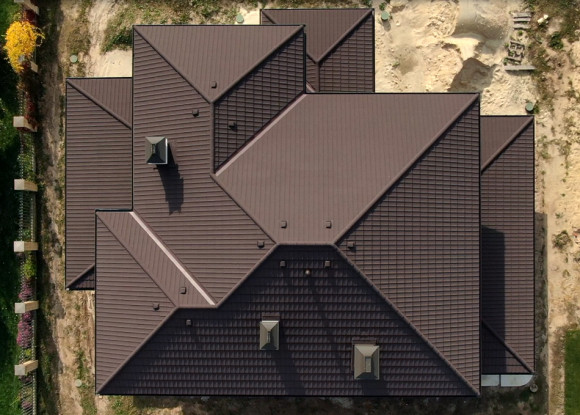 Композитная черепица Metrotile Mistral Айрон-барк Композитная черепица Metrotile Mistral Айрон-барк