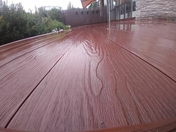 Террасная доска полнотелая Deckart Monolit Тик пол Террасная доска полнотелая Deckart Monolit Тик пол