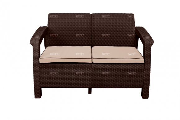 Уличная мебель диван двухместный TWEET Sofa 2 Seаt