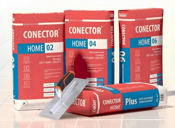 Клей плиточный CONECTOR HOME 02 Оптимум 25 кг семейство Клей плиточный CONECTOR HOME 02 Оптимум 25 кг семейство