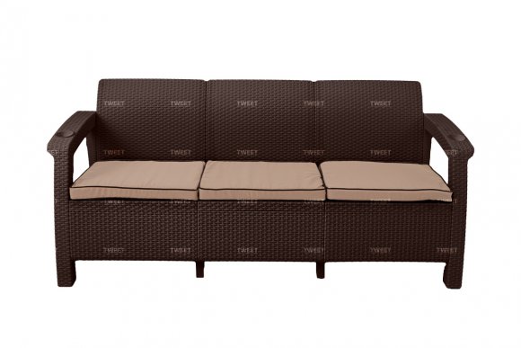 Уличная мебель диван двухместный TWEET Sofa 3 Seаt