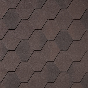 Гибкая черепица Quiet tile Rombica Коричневый Гибкая черепица Quiet tile Rombica Коричневый