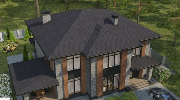 Мягкая кровля Тегола Пьемонт Уника Ardesia 458