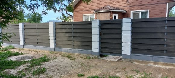 Заборная доска ДПК Террапол 120 Браш черное дерево Заборная доска ДПК Террапол 120 Браш черное дерево