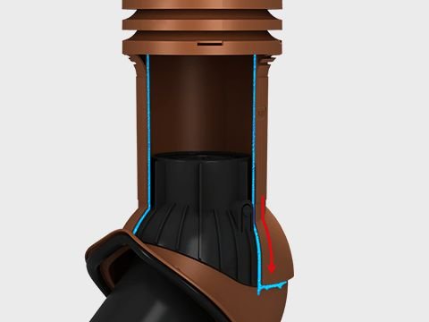 Вентиляционный выход Wirplast WiroVent EVO Е30 (изолированный) Вентиляционный выход Wirplast WiroVent EVO Е30 (изолированный)